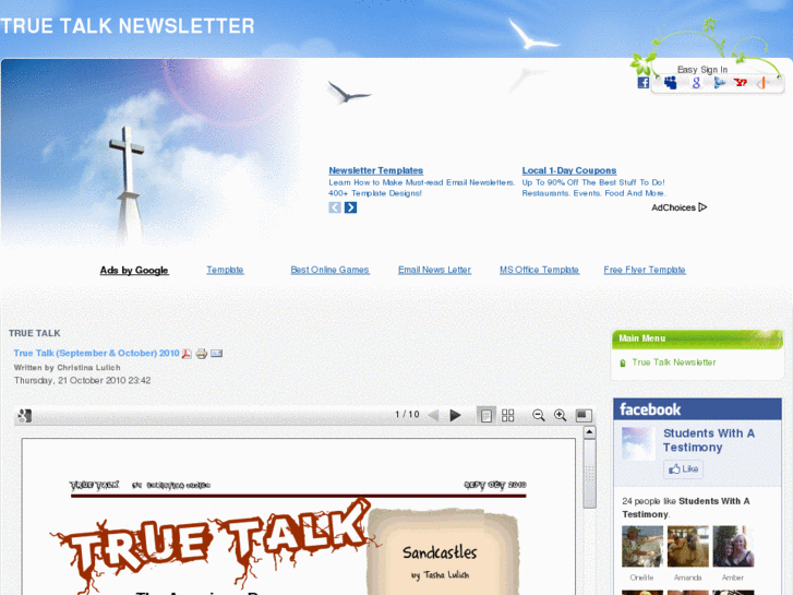 www.truetalknewsletter.com