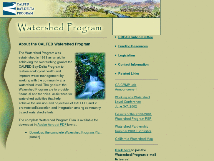 www.baydeltawatershed.org