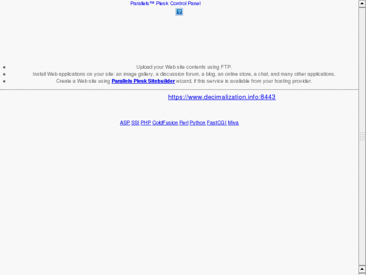 www.decimalization.info