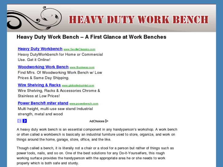 www.heavydutyworkbench.org