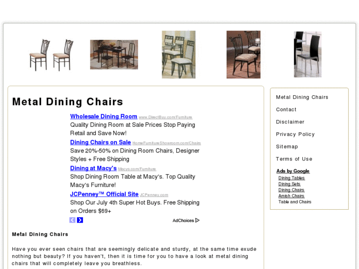 www.metaldiningchairs.org