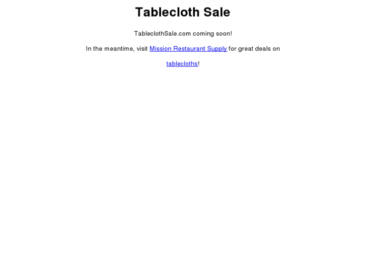 www.tableclothsale.com