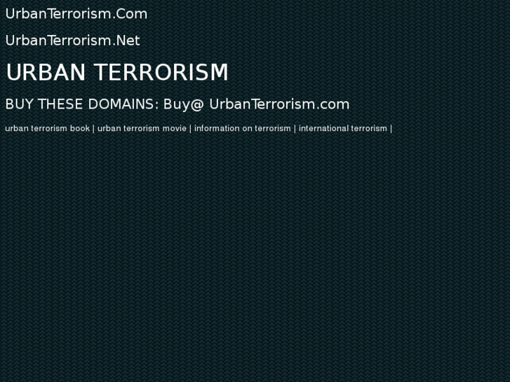 www.urbanterrorism.com