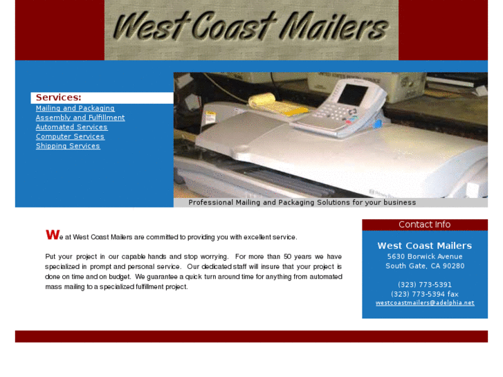 www.westcoastmailers.com