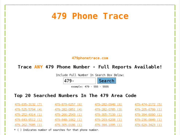 www.479phonetrace.com