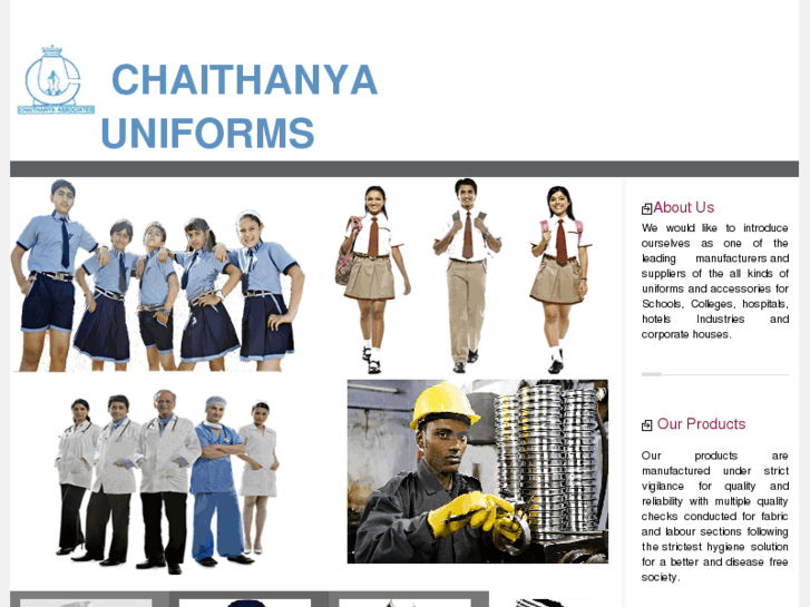 www.chaithanyauniforms.com