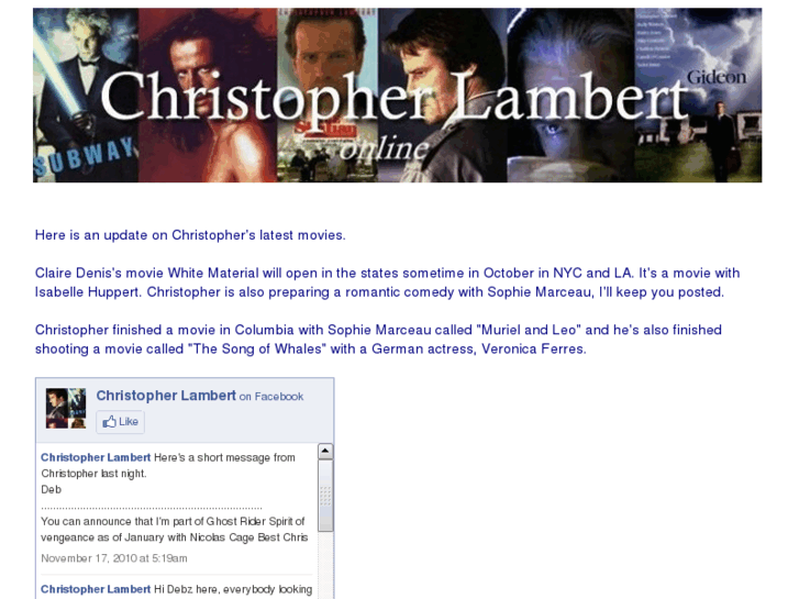 www.christopherlambert.org