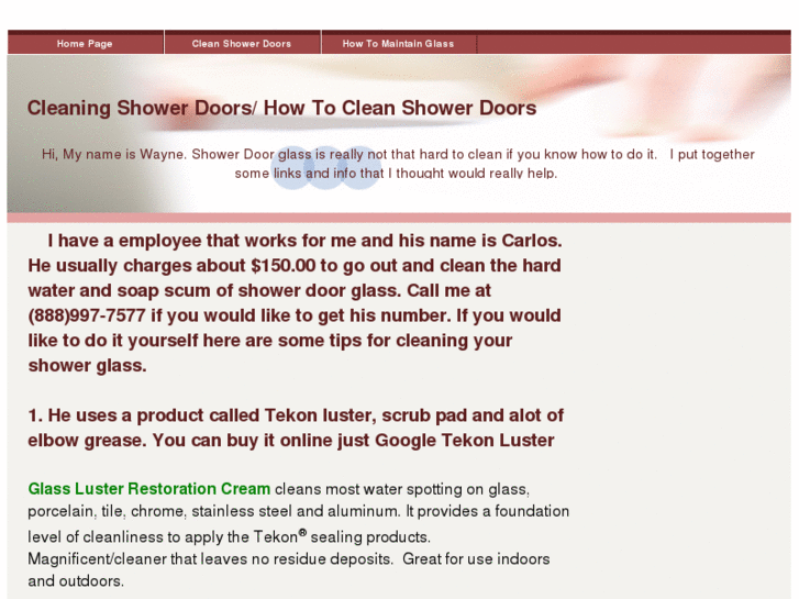 www.cleaningshowerdoors.info