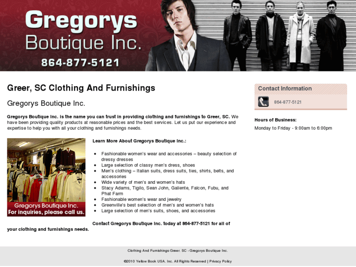 www.gregorysboutique.net