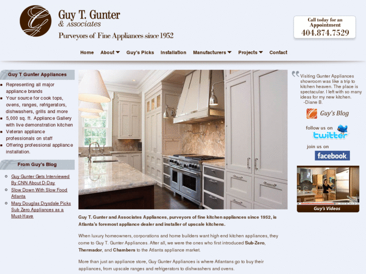 www.guytgunterappliances.com