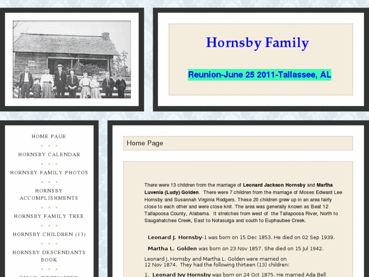 www.hornsbyfamily.info