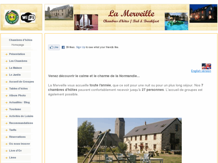 www.lamerveille-chambresdhotes.com