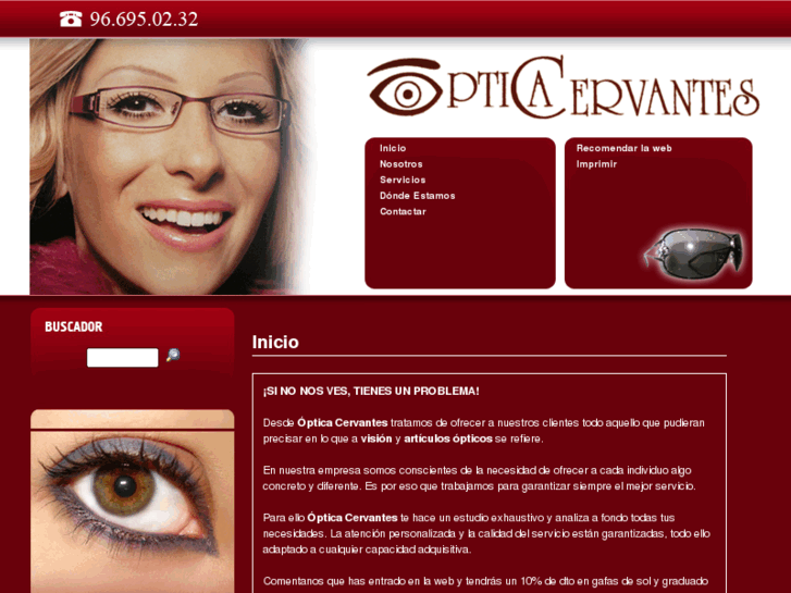 www.optica-cervantes.es