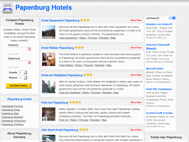 www.papenburghotels.com