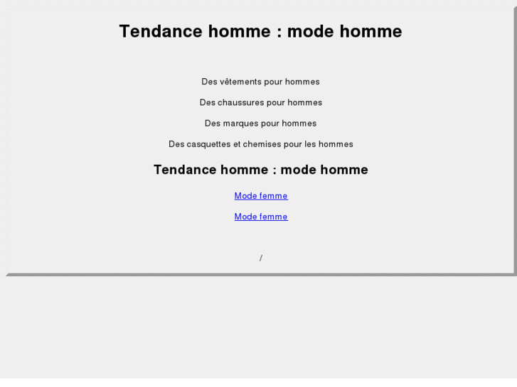 www.tendance-homme.com