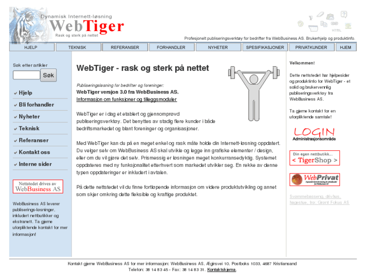 www.webtiger.no