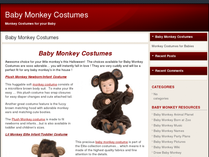 www.babymonkeycostumes.net