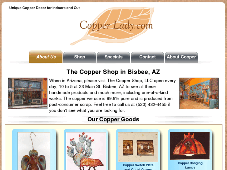 www.bisbeecoppershop.com