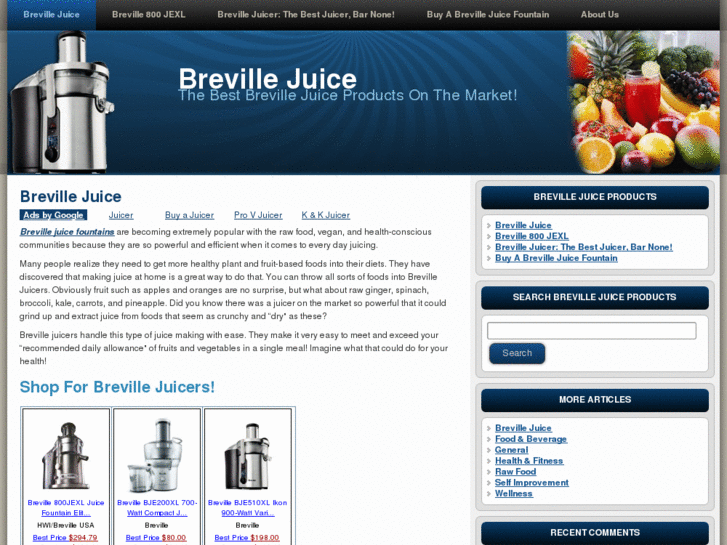 www.brevillejuice.com