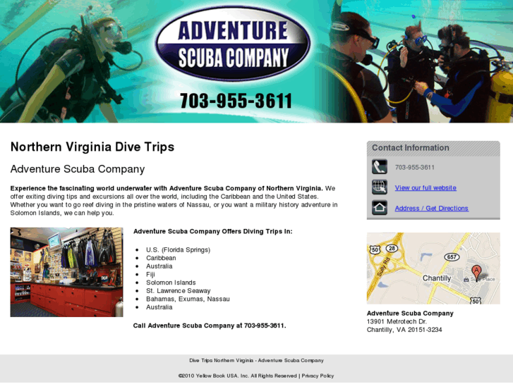 www.divetripsnorthernvirginia.com