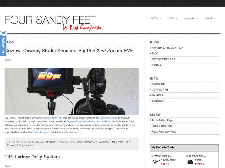 www.foursandyfeet.com