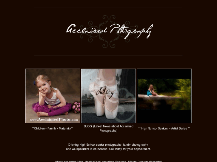 www.acclaimedphoto.com