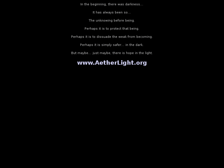 www.aetherlight.org