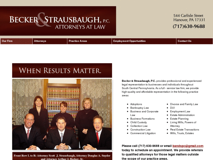 www.beckerandstrausbaughpc.com