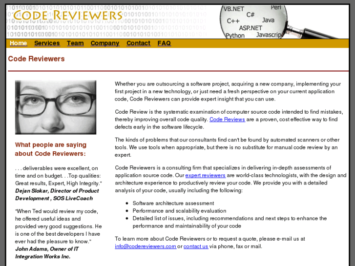 www.codereviewers.com