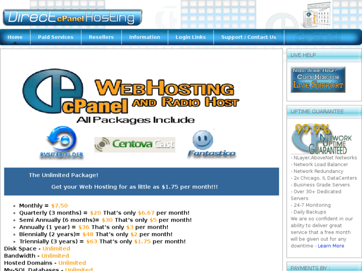 www.directcpanelhosting.com