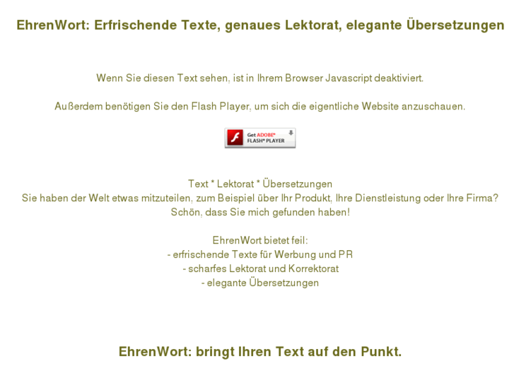 www.ehrenwort.org