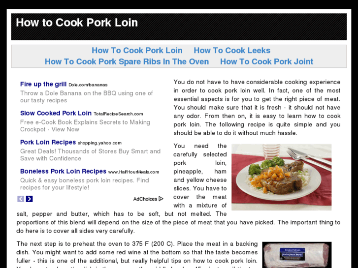 www.howtocookporkloin.com