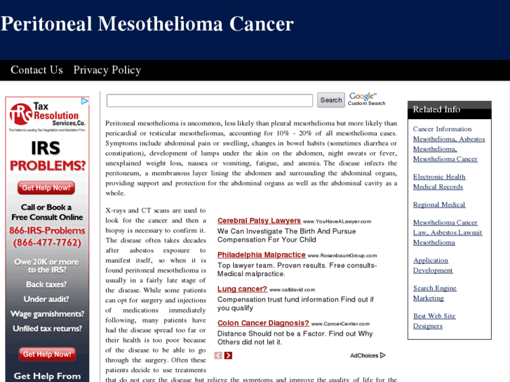 www.peritonealmesotheliomacancer.com