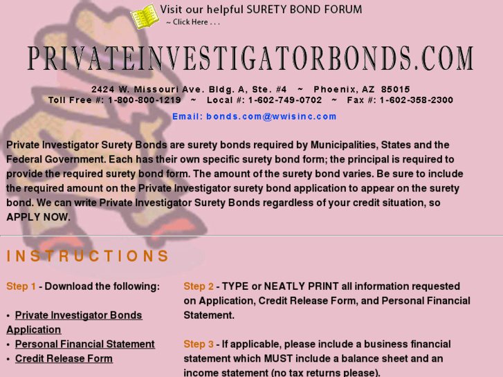 www.privateinvestigatorbonds.com