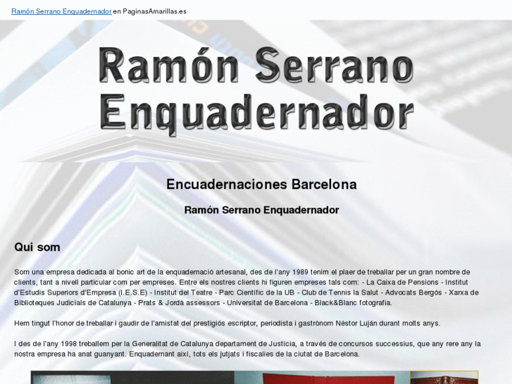 www.ramonserranoenquadernador.com