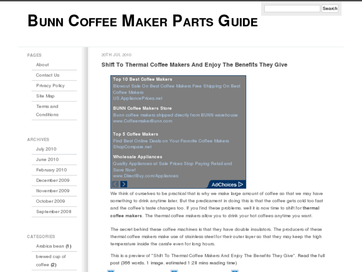 www.bunncoffeemakerpartsguide.com