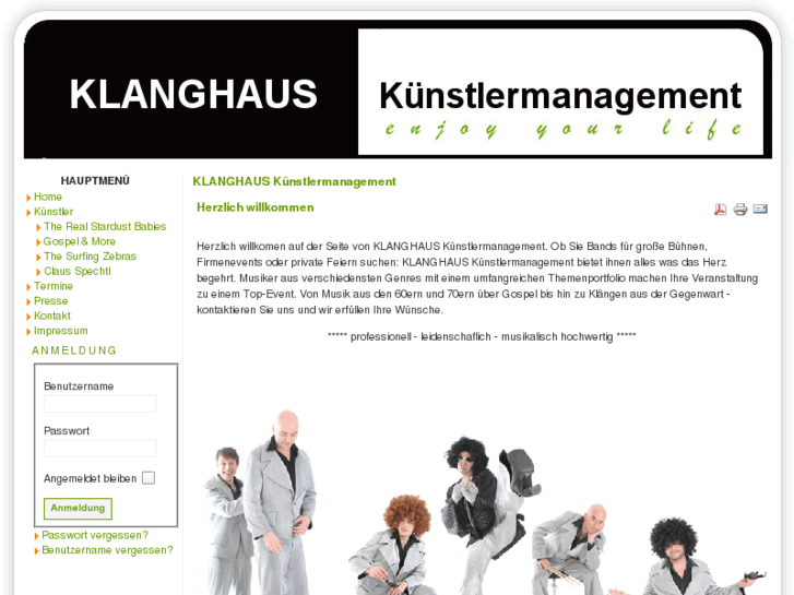 www.klanghaus.biz