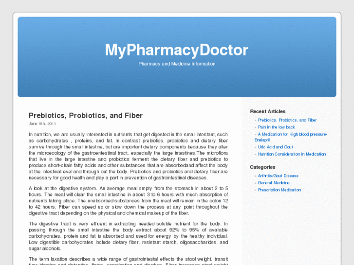 www.mypharmacydoctor.com