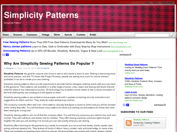 www.simplicitypatterns.net