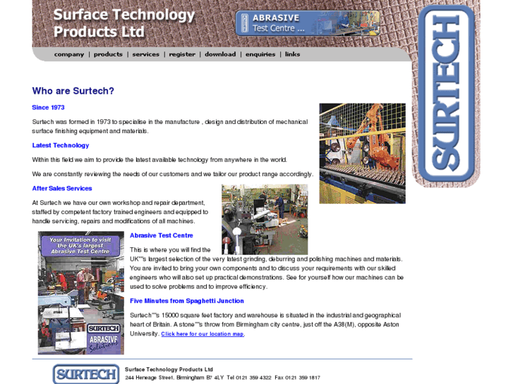 www.surfacetechnologyproductsltd.com
