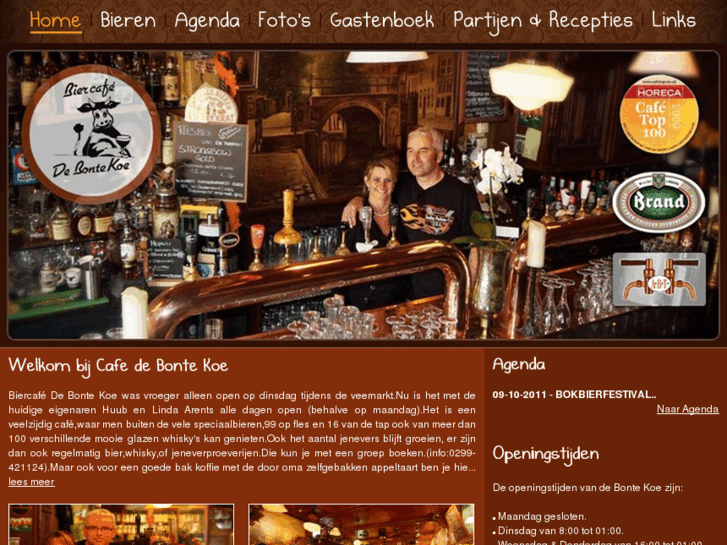 www.biercafedebontekoe.nl