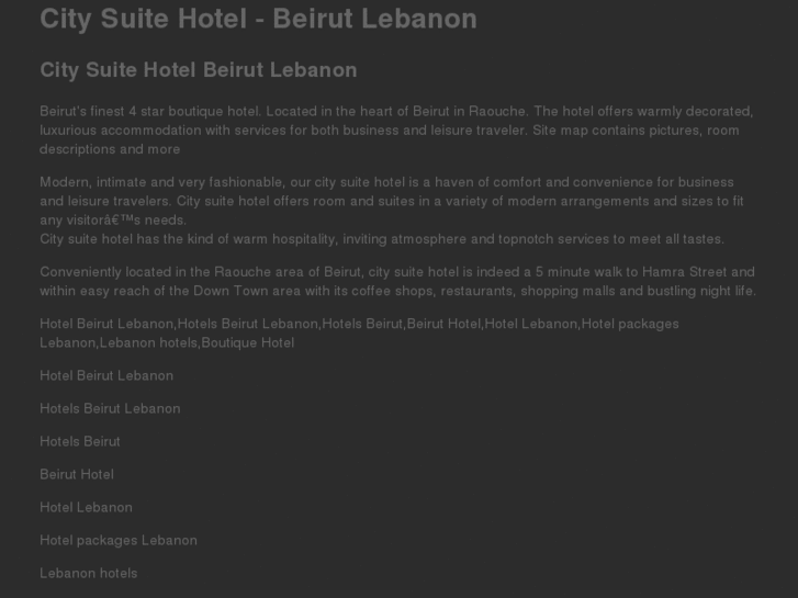 www.citysuitehotel.com