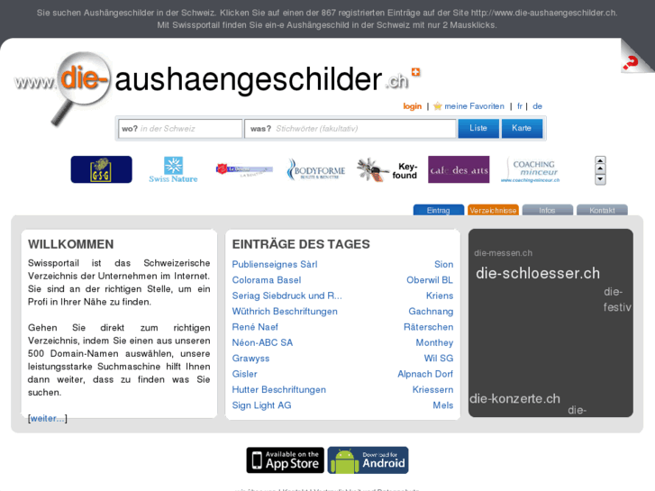 www.die-aushaengeschilder.ch