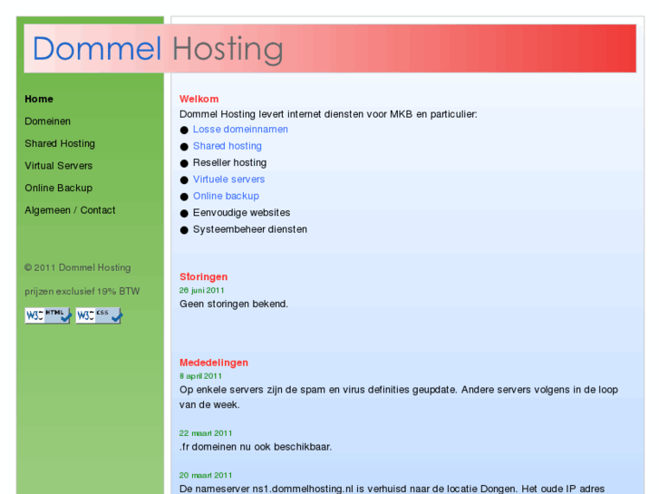 www.dommelhosting.nl