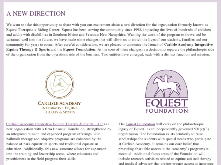 www.equestmaine.org