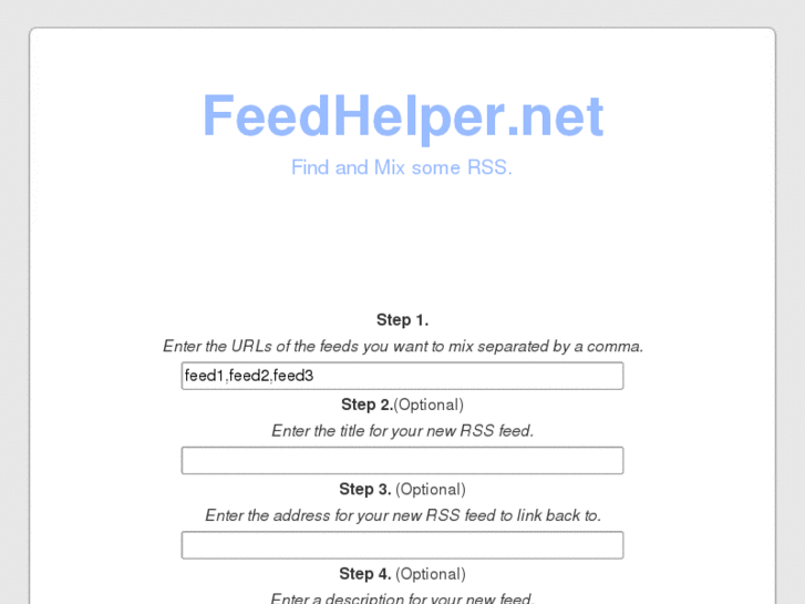 www.feedhelper.net