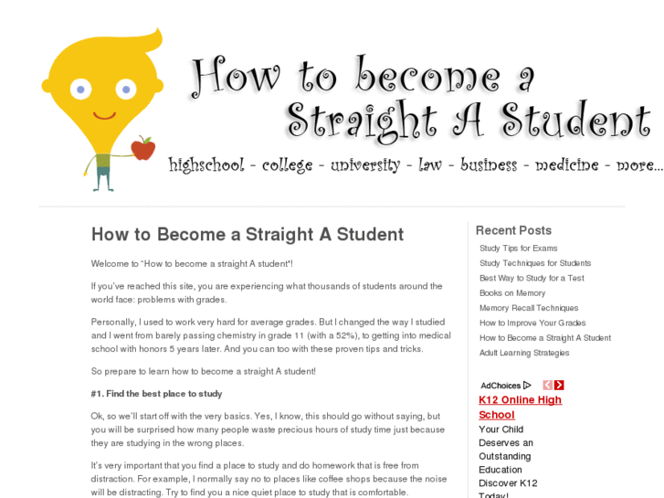 www.howtobecomeastraightastudent.com