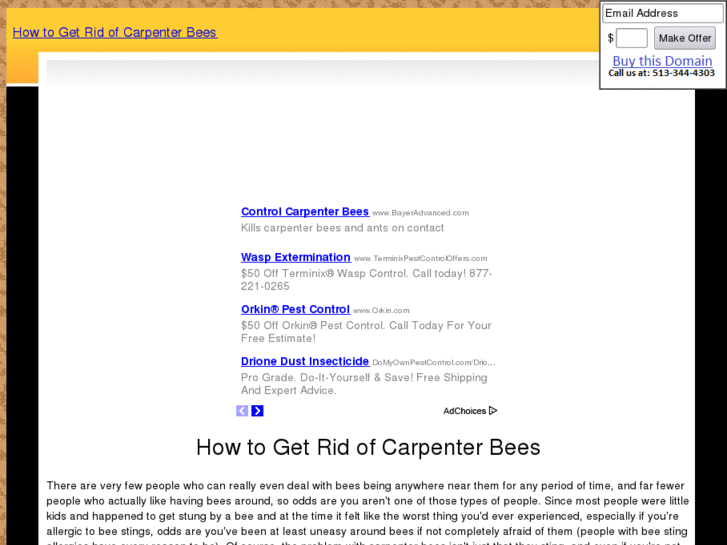 www.howtogetridofcarpenterbees.com