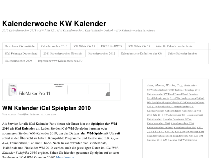 www.kalenderwochen.eu