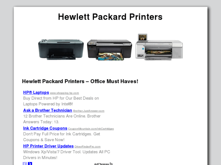 www.myhewlettpackardprinters.com